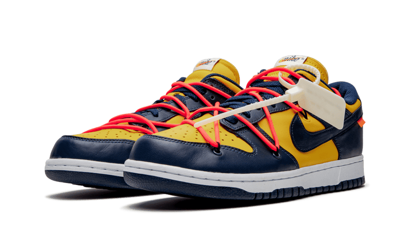 Nike Dunk Low - Off-White University Gold Midnight Navy