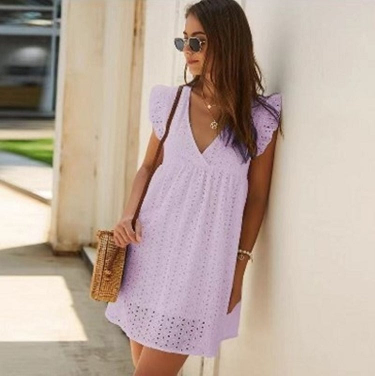 Vestido holgado de encaje Savose™ Moda 2022