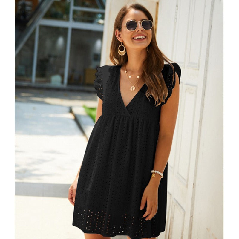 Vestido holgado de encaje Savose™ Moda 2022