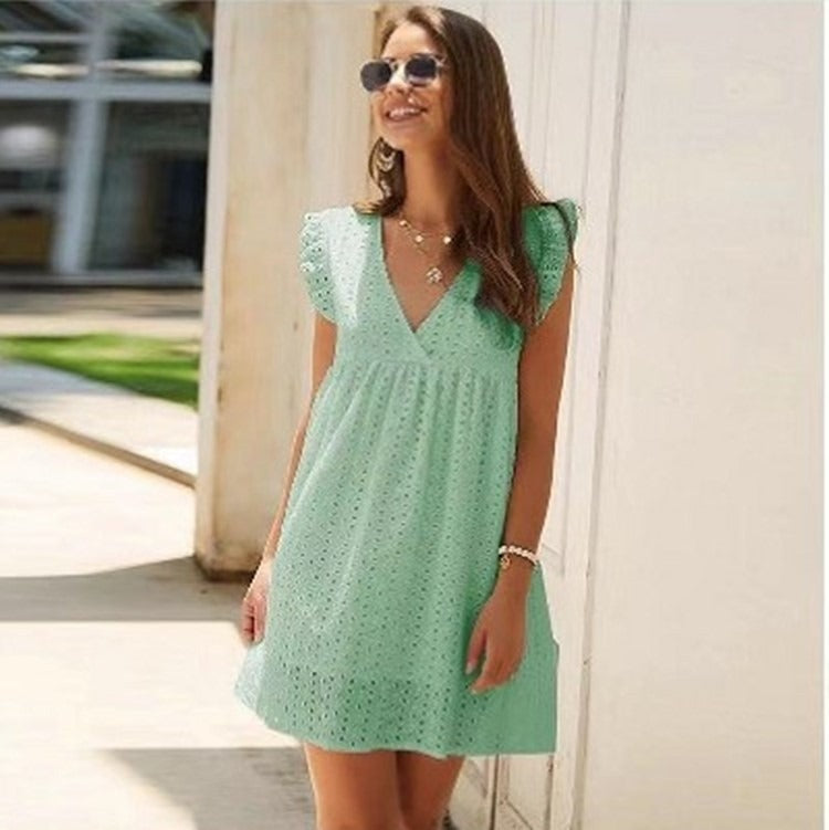 Vestido holgado de encaje Savose™ Moda 2022