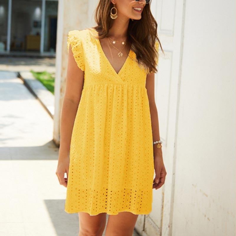 Vestido holgado de encaje Savose™ Moda 2022